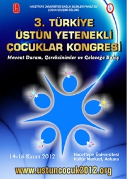 3. Türkiye Üstün Yetenekli Çocuklar Kongresi Etkinlik Afişi