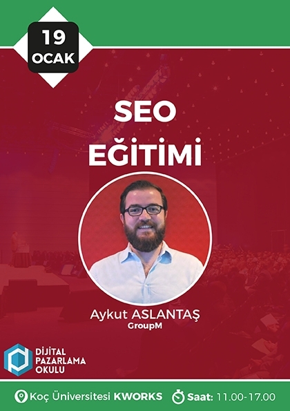 SEO Eğitimi Etkinlik Afişi