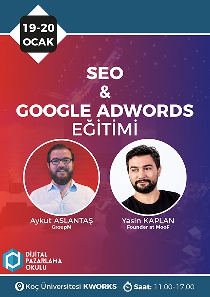 SEO & Google Ads Eğitimi Etkinlik Afişi