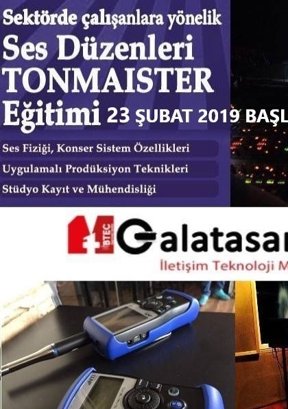 Ses Düzenleri Tonmaister Haftasonu Eğitimi Başlıyor... Etkinlik Afişi