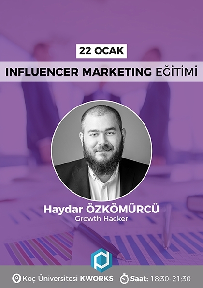 Influencer Marketing Eğitimi Etkinlik Afişi