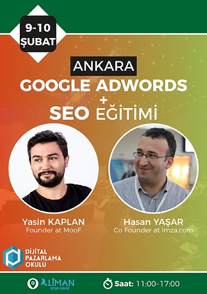 Google Ads & SEO Eğitimi [Ankara] Etkinlik Afişi