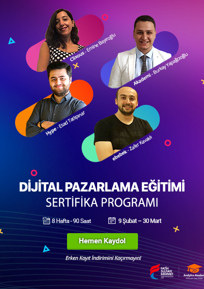 Dijital Pazarlama Eğitimi Sertifika Programı Etkinlik Afişi