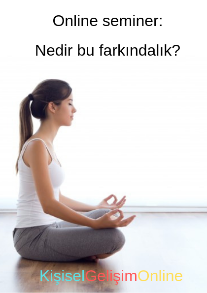 Online seminer: Nedir bu farkındalık? Etkinlik Afişi