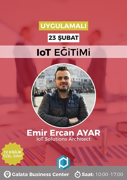 IoT (Nesnelerin İnterneti) Eğitimi Etkinlik Afişi