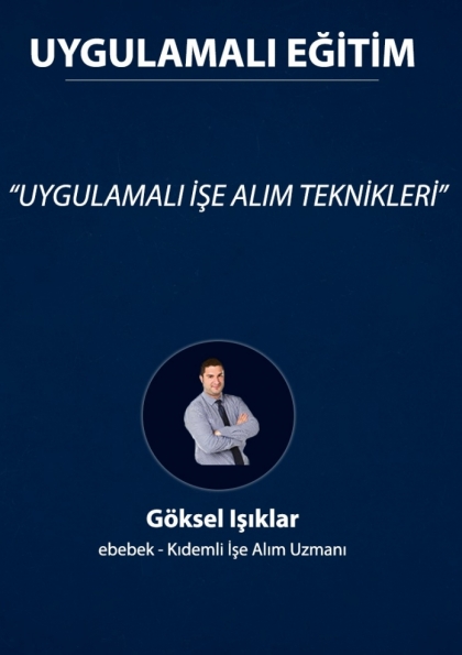 Uygulamalı İşe Alım ve Mülakat Teknikleri Eğitimi Etkinlik Afişi