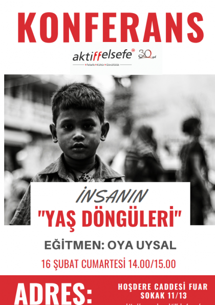 İnsanın Yaş Döngüleri Etkinlik Afişi