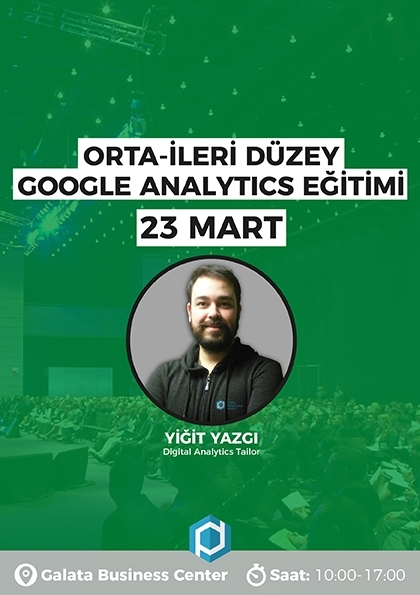 İleri Düzey Google Analytics Eğitimi Etkinlik Afişi