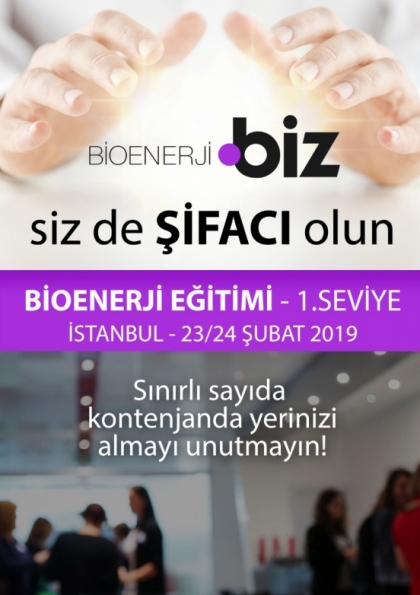 Bioenerji Uygulayıcı Eğitimi Etkinlik Afişi