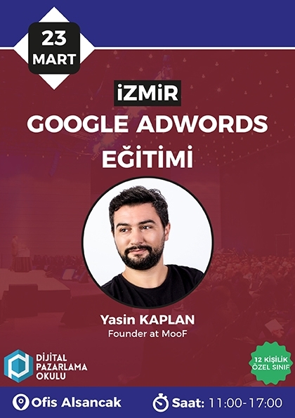 Google Ads Eğitimi [İzmir] Etkinlik Afişi