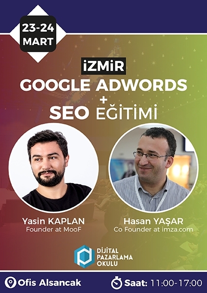 Google Ads & SEO Eğitimi [İzmir] Etkinlik Afişi