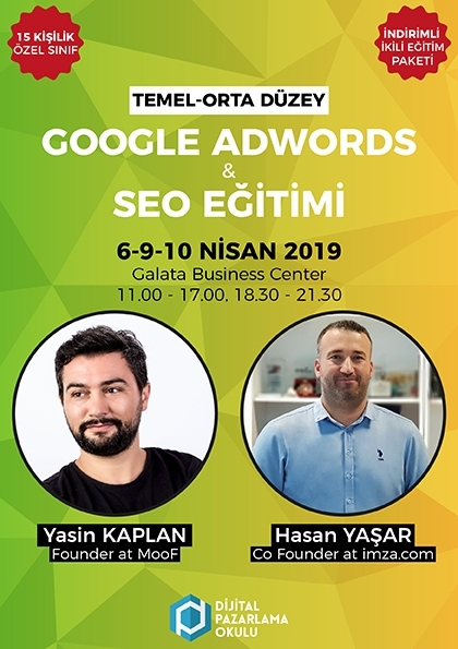 Google Ads & SEO Eğitimi Etkinlik Afişi