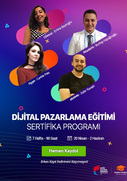 Dijital Pazarlama Eğitimi Sertifika Programı Etkinlik Afişi