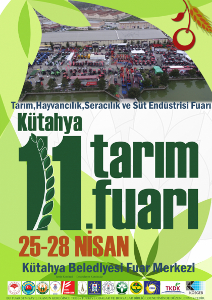 Kütahya Tarım Fuarı 2019 Etkinlik Afişi