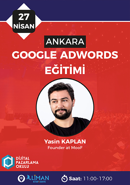 Google Ads Eğitimi [Ankara] Etkinlik Afişi