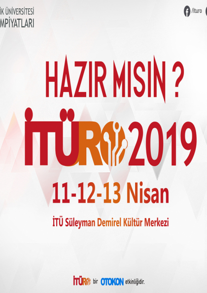 İstanbul Teknik Üniversitesi Robot Olimpiyatları 2019 Etkinlik Afişi