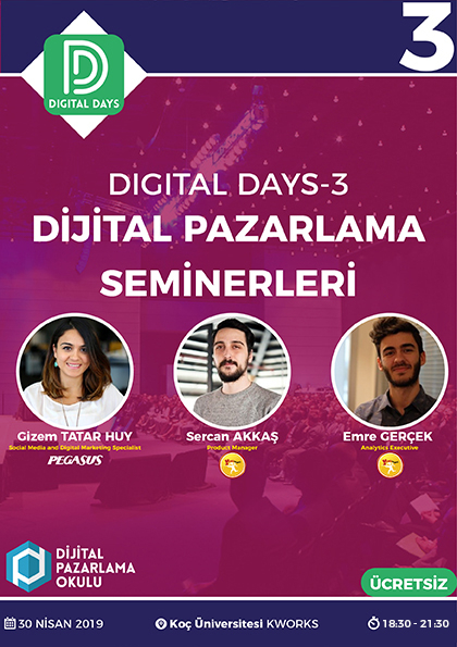 Digital Days 3 (ÜCRETSİZ) Etkinlik Afişi