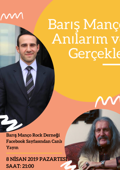 Barış Manço Anılarım ve Gerçekler Etkinlik Afişi