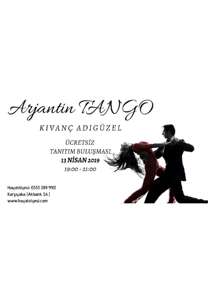 Arjantine Tango Ücretsiz Tanıtım Etkinlik Afişi