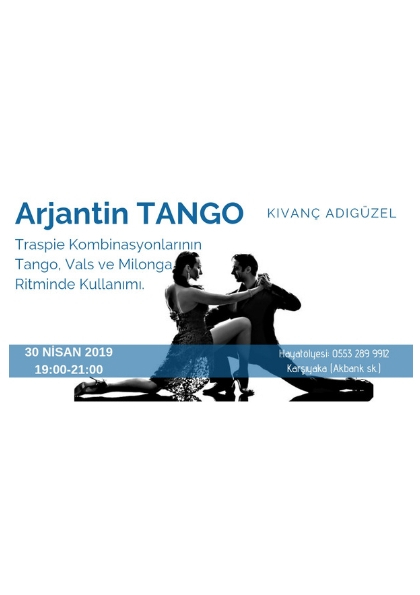 Arjantin Tango Workshop Etkinlik Afişi