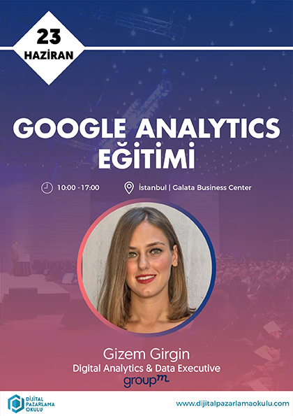 Google Analytics Eğitimi Etkinlik Afişi