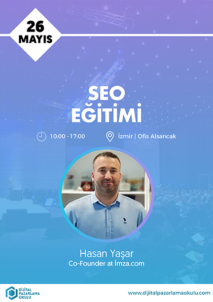 SEO Eğitimi [İzmir] Etkinlik Afişi