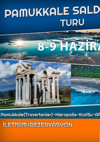 Konaklamalı Pamukkale Salda Turu Etkinlik Afişi