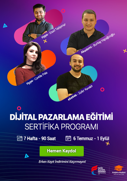 Dijital Pazarlama Uzmanlığı Sertifika Programı Etkinlik Afişi