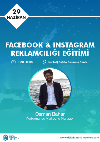 Facebook-Instagram Reklamcılığı Eğitimi Etkinlik Afişi