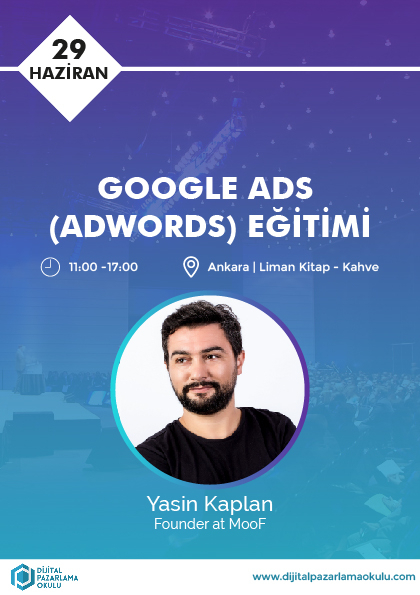 Google Ads Eğitimi [Ankara] Etkinlik Afişi