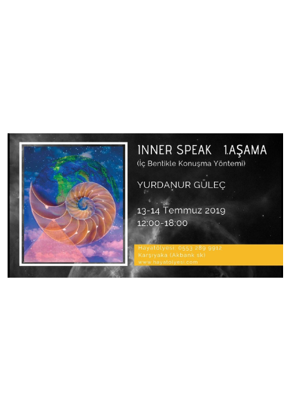 Inner-Speak (iç Benlikle Konuşma Yöntemi) 1. Aşama Etkinlik Afişi