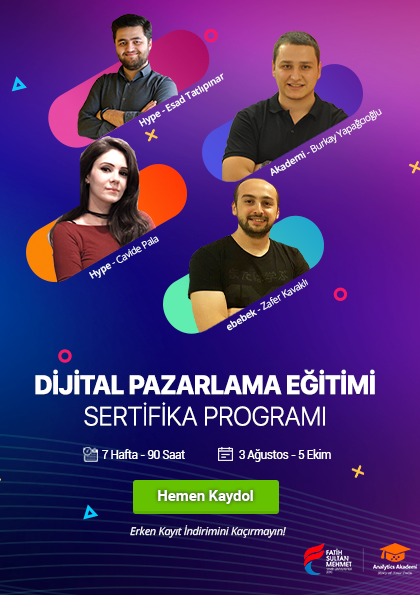 Dijital Pazarlama Eğitimi Sertifika Programı Etkinlik Afişi