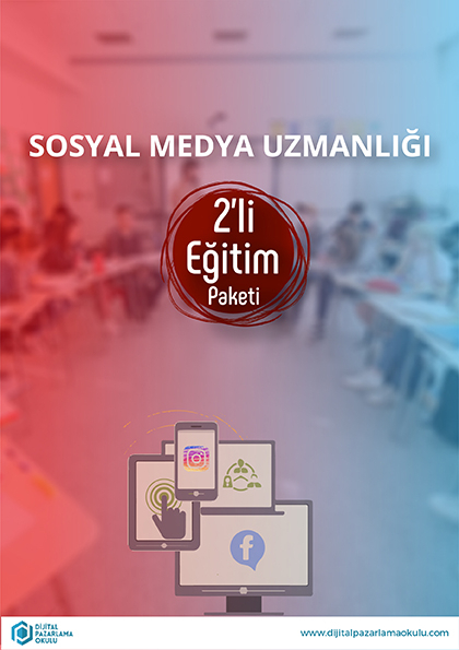 Sosyal Medya Uzmanlığı 2'li Eğitim Paketi Etkinlik Afişi