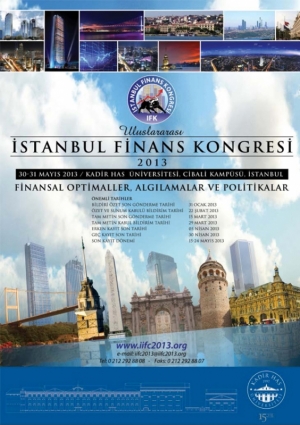 Uluslararası İstanbul Finans Kongresi Etkinlik Afişi