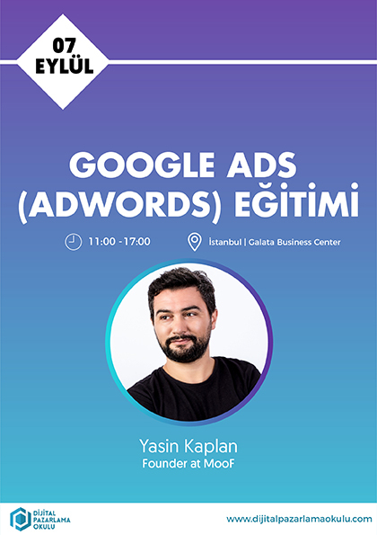 Google Ads Eğitimi Etkinlik Afişi