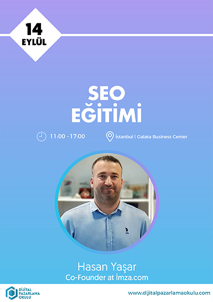 SEO Eğitimi Etkinlik Afişi