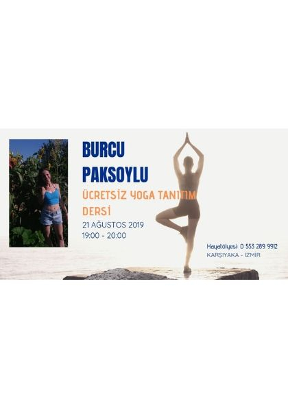 Ücretsiz YOGA Tanıtım Dersi Etkinlik Afişi