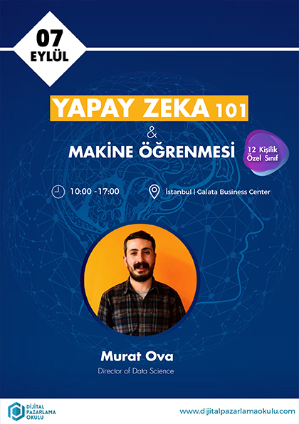 Yapay Zeka 101: Makine Öğrenmesi Eğitimi Etkinlik Afişi