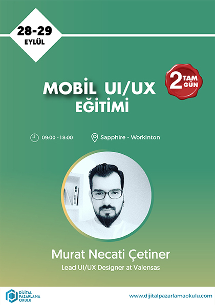 Mobil UI/UX Eğitimi Etkinlik Afişi