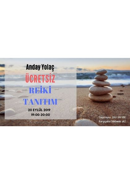 Anday Yolaç  Reiki '' ÜCRETSİZ '' Tanıtım Etkinlik Afişi