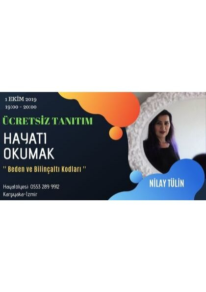 ÜCRETSİZ Tanıtım Hayatı Okumak - Beden ve Bilinçaltı Kodları Etkinlik Afişi