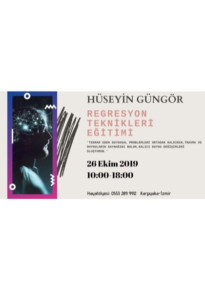 Regresyon Teknikleri Semineri - Hüseyin Güngör Etkinlik Afişi