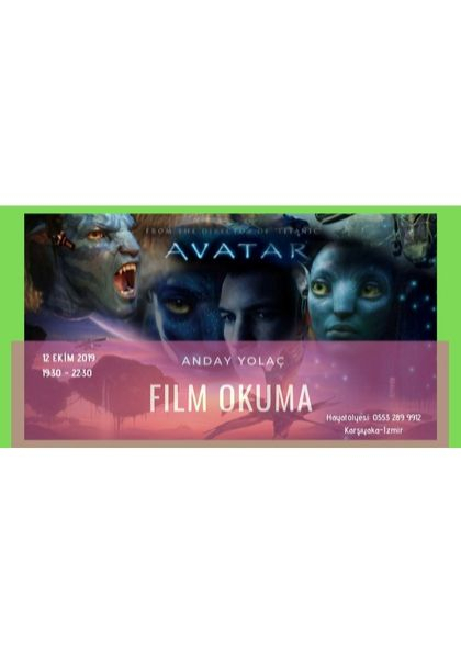 Film Okuma  'AVATAR ' Etkinlik Afişi