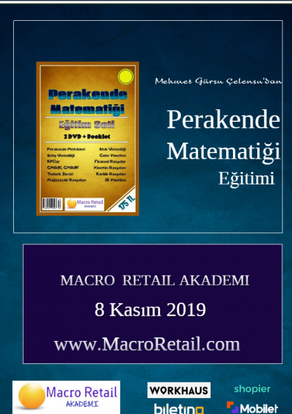 Perakende Matematiği ve Metrikleri Eğitimi Etkinlik Afişi