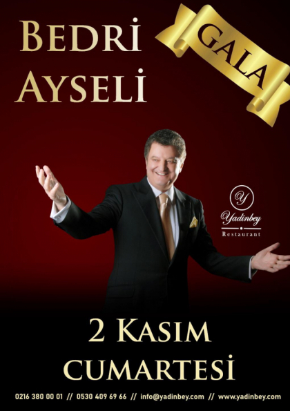 Bedri Ayseli GALA Etkinlik Afişi