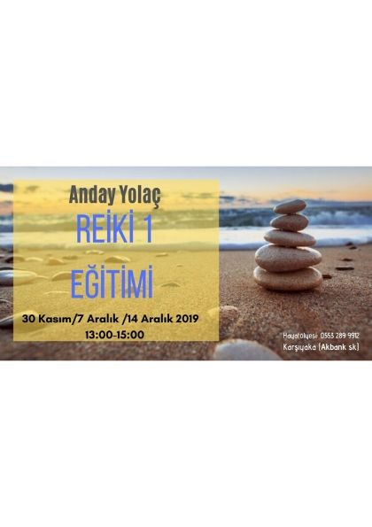 Reiki 1 Eğitimi Etkinlik Afişi