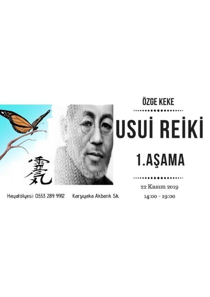 Usui Reiki 1.Aşama Etkinlik Afişi