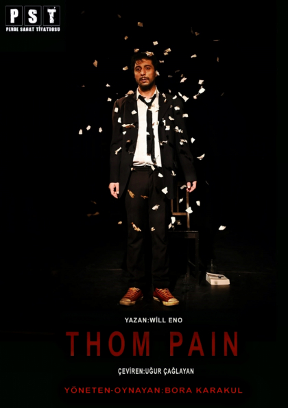Thom Pain / Farabi Sahnesi Ankara Etkinlik Afişi