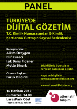 Türkiye'de Dijital Gözetim Etkinlik Afişi