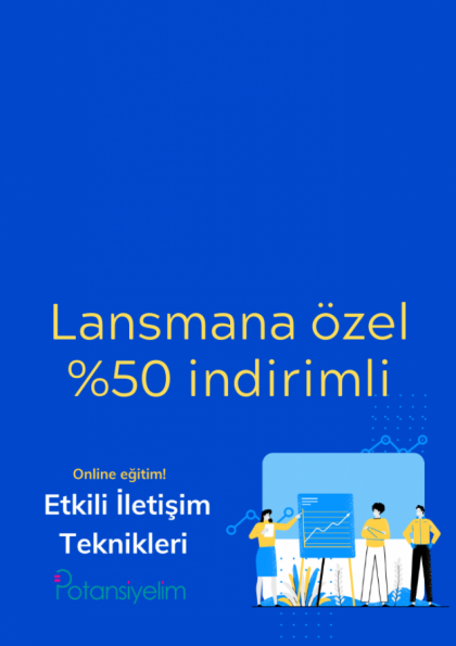 Etkili iletişim teknikleri eğitimi (online) Etkinlik Afişi